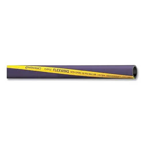 Flexwing  Chemical Transfer Hose, 100 ft L, 150 psi, 1-1/2 in inlet, Purple