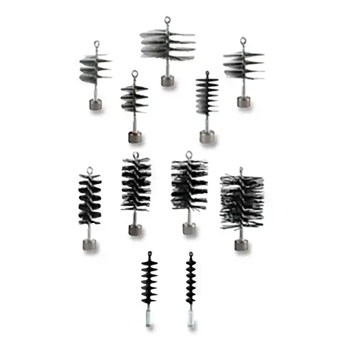 Wire Hog Well Casing and Pipe Cleaning Brush, 2 in dia, Polypropylene Wire Hog Well Casing and Pipe Cleaning Brush, 2 in dia, Polypropylene