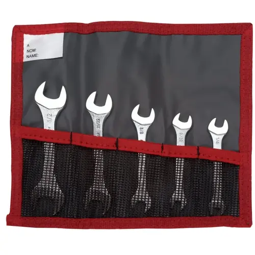 Wrench, Short Metric Open End 6 PC Set Wrench, Short Metric Open End 6 PC Set