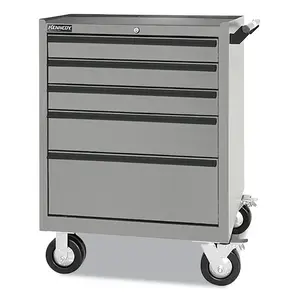 Kennedy Maintenance Pro 295MPGY 5-Drawer Maintenance Pro  Roller Cabinet, 29 in W x 30 in D x 33 in H, Gray