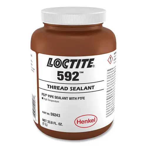 592  PST  Thread Sealant, Slow Cure, 50 mL Tube, Opaque White