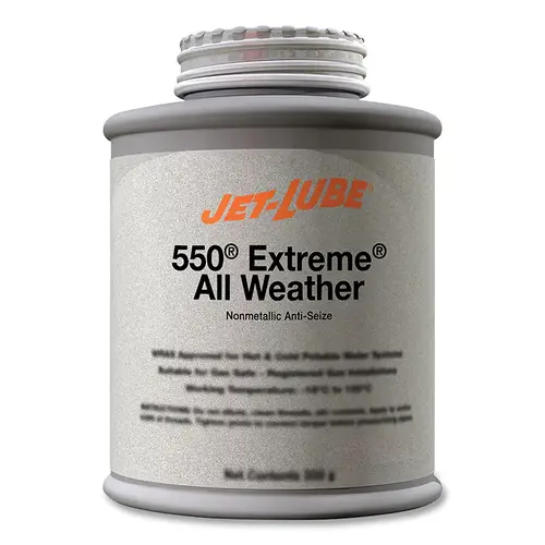 550  Extreme  All Weather Anti-Seize & Thread Lubricant, 1 lb, Brushtop Can Black - pack of 12