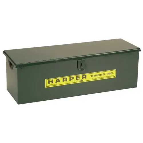 Tool Boxes, Truck Box, Steel, 22 in L x 7 in W x 7 in D, Green Tool Boxes, Truck Box, Steel, 22 in L x 7 in W x 7 in D, Green