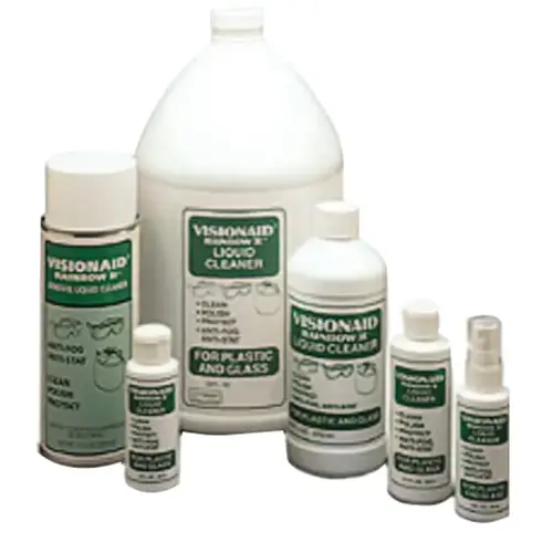 Rainbow II Lens Cleaning Liquid, 16 oz Bottle, Twist-Off Cap - pack of 24