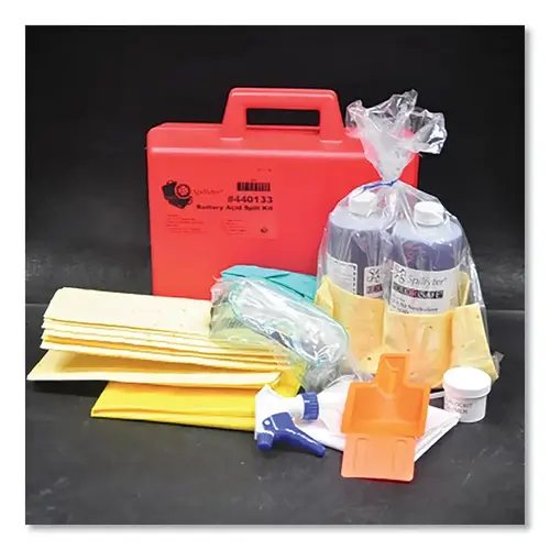 Grab & Go Battery Acid Spill Kit, Compact, Box Grab & Go Battery Acid Spill Kit, Compact, Box