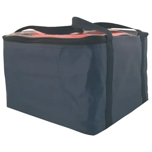 Pack and Pop Collapsible Safety Cone, 15 x 15 x 30, Orange/Black, Nylon/Rubber