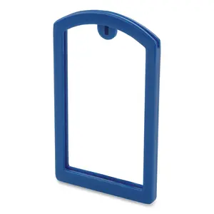 OilSafe 200002 Label Pocket Frame, 3.5 in L, 2 in W, Blue