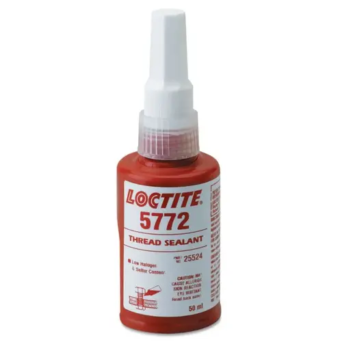 5772 Low Halogen, Low Sulfur Thread Sealants, 50 mL Bottle, Yellow - pack of 12 5772 Low Halogen, Low Sulfur Thread Sealants, 50 mL Bottle, Yellow - pack of 12