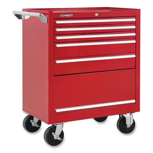 K2000 Industrial Roller Cabinet, 29 in W x 20 in D x 35 in H, 5-Drawer/1 Compartment, Ball-Bearing Slides, Red K2000 Industrial Roller Cabinet, 29 in W x 20 in D x 35 in H, 5-Drawer/1 Compartment, Ball-Bearing Slides, Red