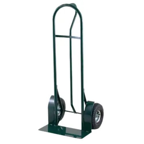 Steel Hand Truck, 600lb Cap., 8x20" Plate, Vertical Loop, Pneumatic Wheel Harper Green Steel Hand Truck, 600lb Cap., 8x20" Plate, Vertical Loop, Pneumatic Wheel Harper Green