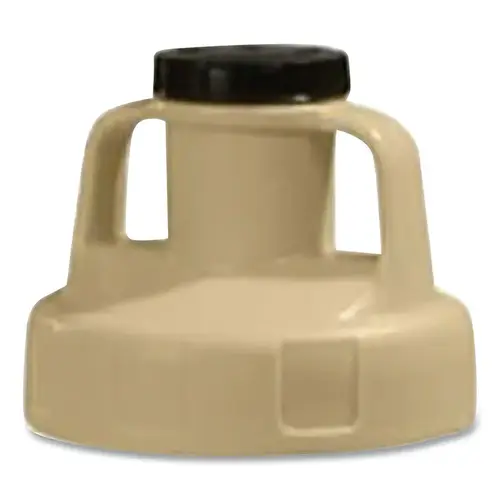 Multi-Purpose Utility Lid, 2 in dia, Beige, Engineering Plastic
