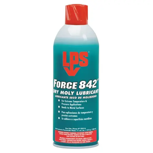 Force 842 degree  Dry Moly Lubricant, 16 oz Aerosol Can - pack of 12