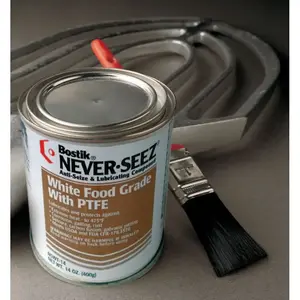 NEVER-SEEZ 30803822 White Food Grade Compound with PTFE, 14 oz Flat Top Can