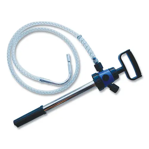 Premium Pump, 19.5 in L Hose, For 3/ 5 or 10 liter/US quart Drums, Blue