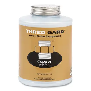 THRED GARD CG16 Copper-Based Anti-Seize and Lubricating Compound, 1 lb, Brush Top Container Coppery - pack of 12