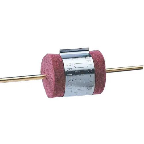 Lube-Matic  Kleener Pad, 6 EA/Pk, Red, Includes Clip