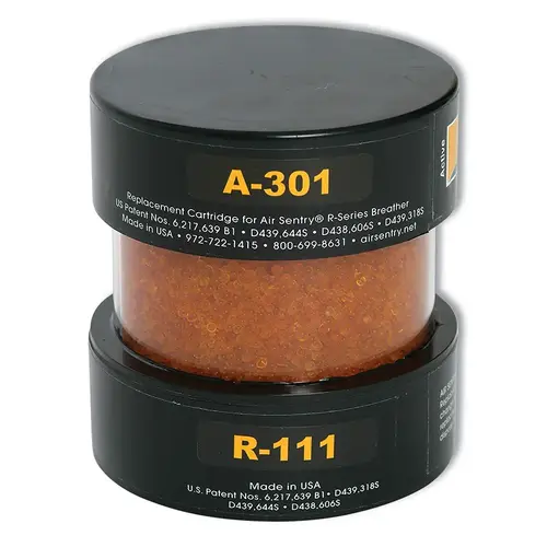 Air Sentry  R-Series Dessicant Breather, 5.2 in dia, 6 in H, Silica Gel - pack of 2