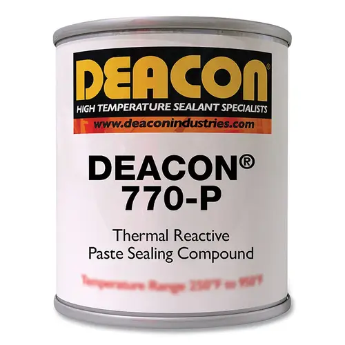 DEACON 770-P Thermal Reactive Paste Sealing Compound, 32 oz, Plugtop Can, Brown DEACON 770-P Thermal Reactive Paste Sealing Compound, 32 oz, Plugtop Can, Brown