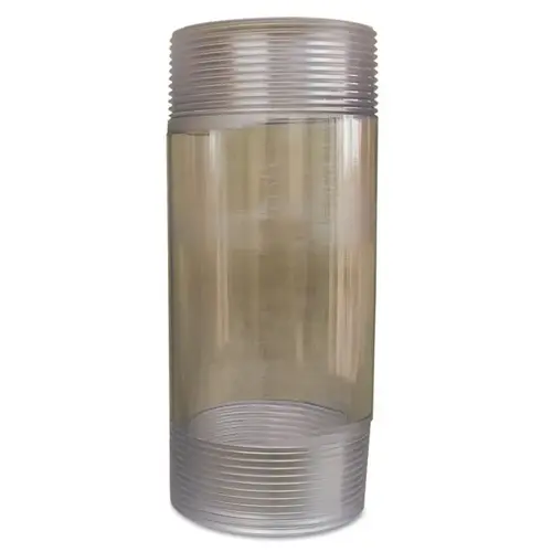 Sight Glass, 165 degree F, 500 psi, 4 in OD x 8 in L, Threaded Connection Sight Glass, 165 degree F, 500 psi, 4 in OD x 8 in L, Threaded Connection