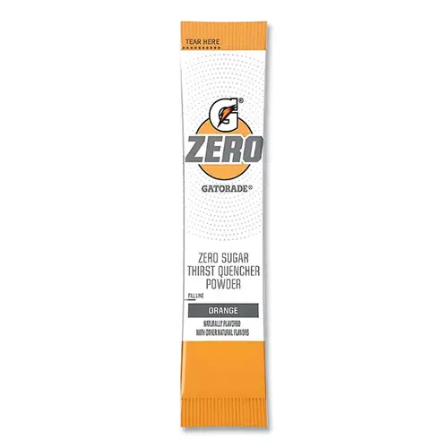 G Zero Powder Stick, 0.10 oz Volume, 16.9 oz Yield, Orange - pack of 120