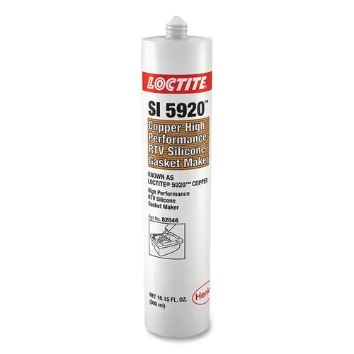 5920 Copper, High Performance RTV Silicone Gasket Maker, 300mL Cartridge, Copper 5920 Copper, High Performance RTV Silicone Gasket Maker, 300mL Cartridge, Copper