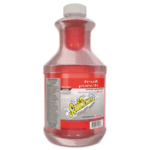 Liquid Concentrate, 64 oz, Bottle, Yields 5 gal, Fruit Punch Liquid Concentrate, 64 oz, Bottle, Yields 5 gal, Fruit Punch