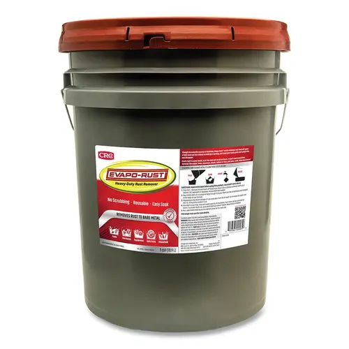 Heavy-Duty Rust Remover, 5 gal, Pail