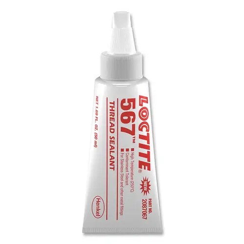 567 PST Thread Sealant, High Temperature, 50 mL Tube, Off-White 567 PST Thread Sealant, High Temperature, 50 mL Tube, Off-White