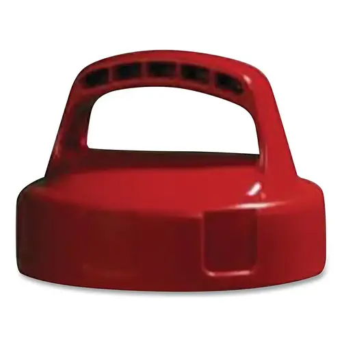 Storage Lid, 5.8 in dia, Red, Engineering Plastic Storage Lid, 5.8 in dia, Red, Engineering Plastic