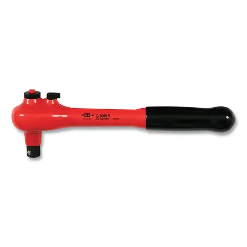 Insulated Ratchet, 1/2 in Drive, 10-1/4 in OAL, Alloy Steel Insulated Ratchet, 1/2 in Drive, 10-1/4 in OAL, Alloy Steel