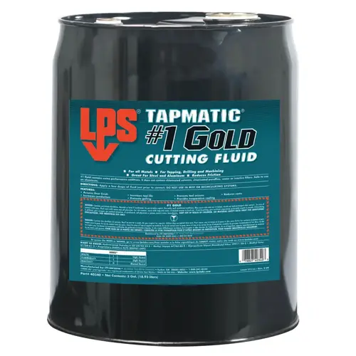 Tapmatic #1 Gold Cutting Fluids, 5 gal, Pail Tapmatic #1 Gold Cutting Fluids, 5 gal, Pail