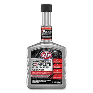 STP 18219 High Mileage Complete Fuel System Cleaner, 12 fl oz - pack of 6
