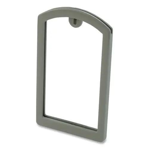 Label Pocket Frame, 3.5 in L, 2 in W, Gray Label Pocket Frame, 3.5 in L, 2 in W, Gray