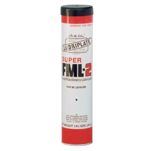 FML Series Multi-Purpose Food Grade Grease, 14.5 oz, Cartridge White - pack of 10