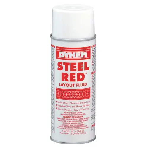 Layout Fluids, 16 oz Aerosol Can, Red - pack of 12