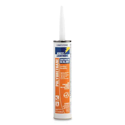 POLYURETHANE Constuctrion Sealant, 10 oz, Cartridge, Limestone - pack of 12
