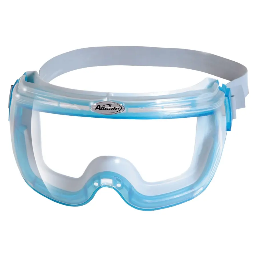 Kimberly-Clark PROFESSIONAL KleenGuard V80 Revolution Safety Goggles Clear/Blue Indirect Vent 14399 Kimberly-Clark PROFESSIONAL KleenGuard V80 Revolution Safety Goggles Clear/Blue Indirect Vent 14399