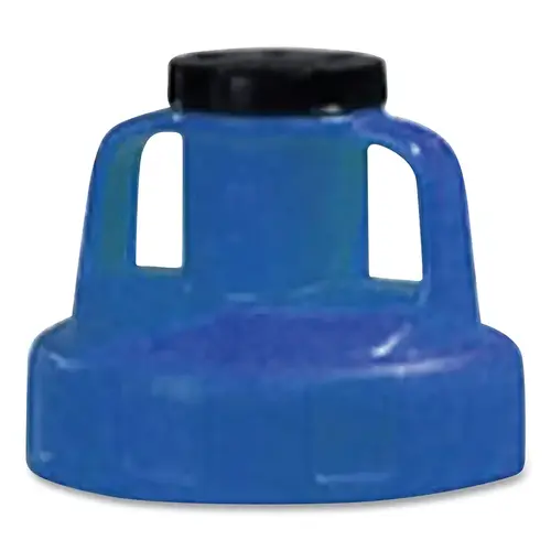 Multi-Purpose Utility Lid, 2 in dia, Blue, Engineering Plastic Multi-Purpose Utility Lid, 2 in dia, Blue, Engineering Plastic