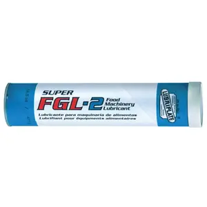 Lubriplate L0232098 FGL Series Food Machinery Grease, 14.5 oz, Cartridge, NLGI Grade 2 White - pack of 10
