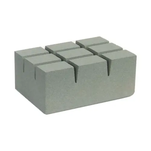 Rubbing Bricks, Fluted w/ Handle, Coarse - pack of 5 Rubbing Bricks, Fluted w/ Handle, Coarse - pack of 5