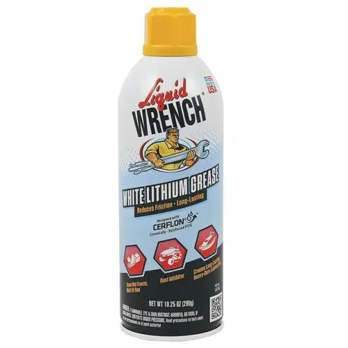 General Purpose Grease: 10.25 oz Aerosol Can, Lithium Off White - pack of 12