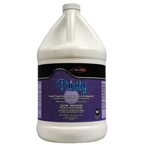 Purity Food Grade Machine Mineral Oil Lubricant and Protectant NSF approved H1 4 gal case Purity Machine Lube Oil food grade lubricant and protectant 4 gal case
