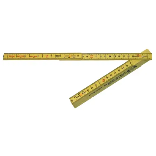 Rhino Folding Rulers, 6 ft, Fiberglass, English/Metric - pack of 6 Rhino Folding Rulers, 6 ft, Fiberglass, English/Metric - pack of 6
