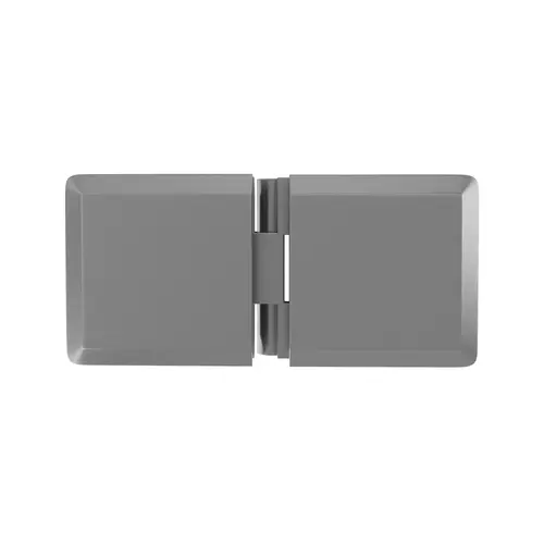 Adjustable Beveled Glass To Glass Mount Clip Satin-Chrome