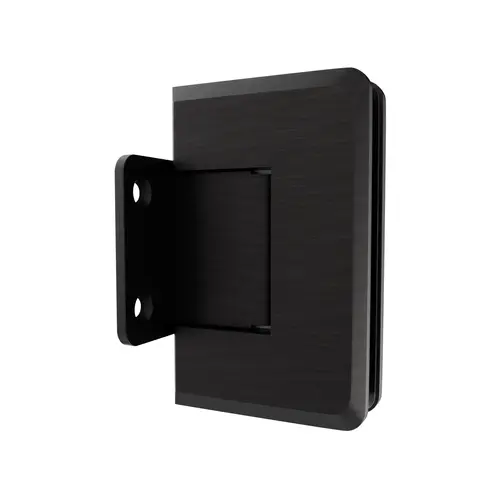 Adjustable Premier Series Glass To Wall Mount Shower Door Hinge With Short Back Plate Brushed Pewter Adjustable Premier Series Glass To Wall Mount Shower Door Hinge With Short Back Plate Brushed Pewter
