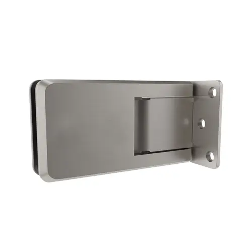Crown Series Wall Mount Hinge With Offset Back Plate Brushed Nickel Crown Series Wall Mount Hinge With Offset Back Plate Brushed Nickel