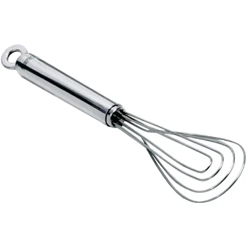 9 In. Flat Oval Whisk Red