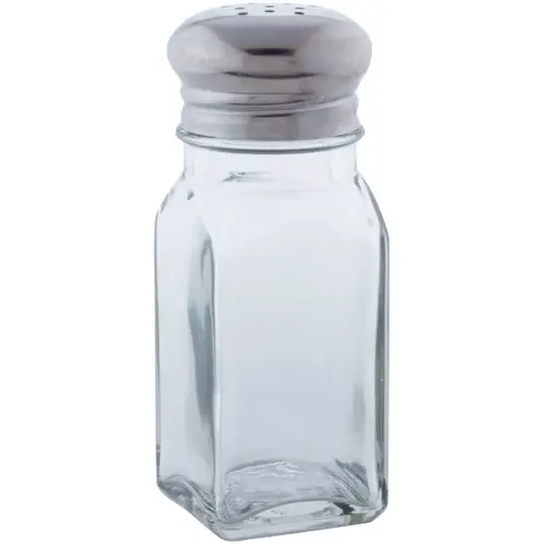 3 Oz. Glass Salt Or Pepper Shaker Clear 3 Oz. Glass Salt Or Pepper Shaker Clear