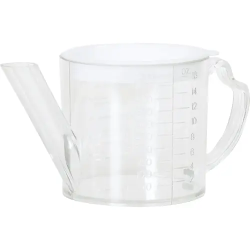 2 Cup Clear Plastic Separator & Strainer Measuring Cup 2 Cup Clear Plastic Separator & Strainer Measuring Cup