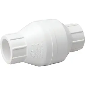 ProLine SERIES 101-606 ProLine PVC 1-1/4 In. SOLV x 1-1/4 In. SOLV In-Line Check Valve